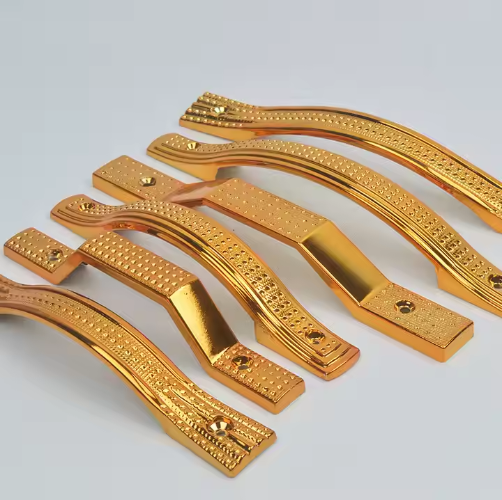 zinc alloy gold Cupboards handles factory in China